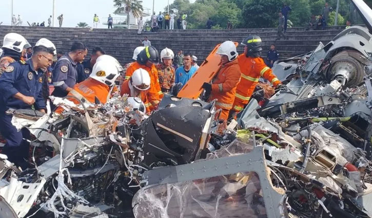 মালয়েশিয়ার মধ্য আকাশে দুই হেলিকপ্টারের সংঘর্ষ, নিহত ১০