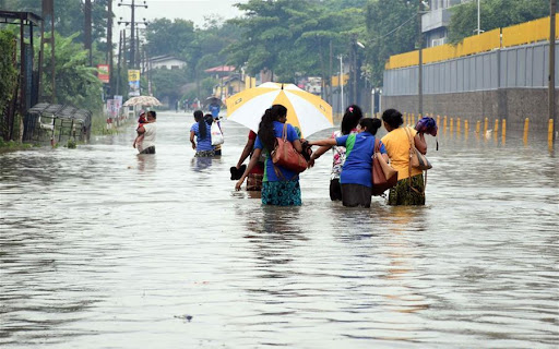 শ্রীলঙ্কায় দুর্যোগপূর্ণ আবহাওয়ায় ক্ষতিগ্রস্ত ১০ হাজারের বেশি মানুষ