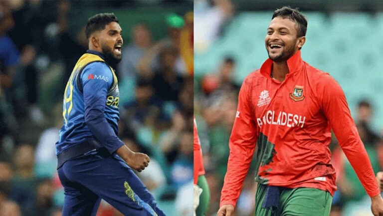 অলরাউন্ডার র‌্যাঙ্কিংয়ে সাকিবের পাশে হাসারাঙ্গা