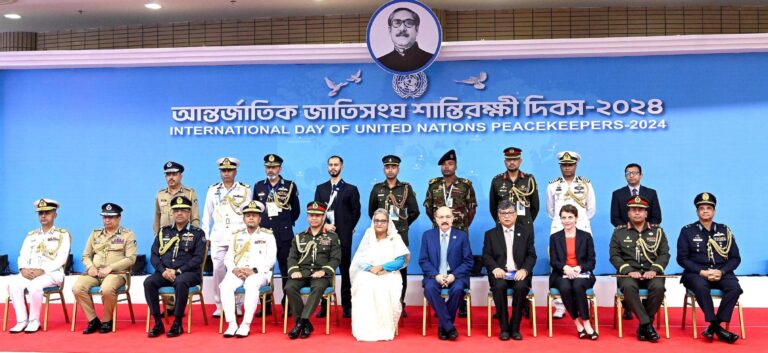 বিশ্ব শান্তি প্রতিষ্ঠায় বাংলাদেশ রোল মডেল : প্রধানমন্ত্রী