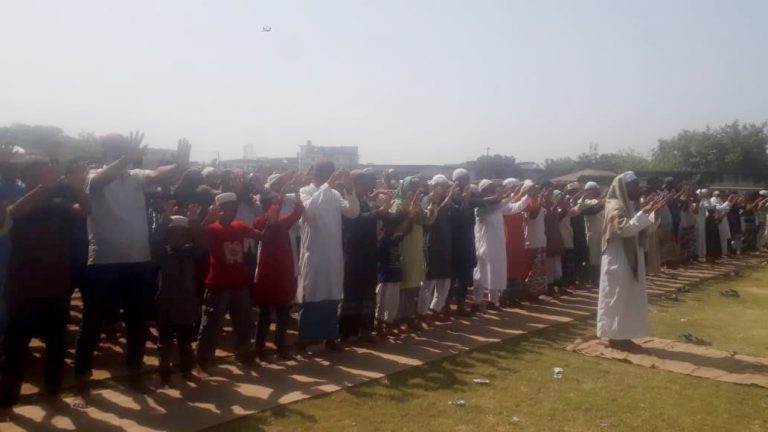 কানসাটে বৃষ্টির আশায় ইসতিসকার নামাজ আদায়