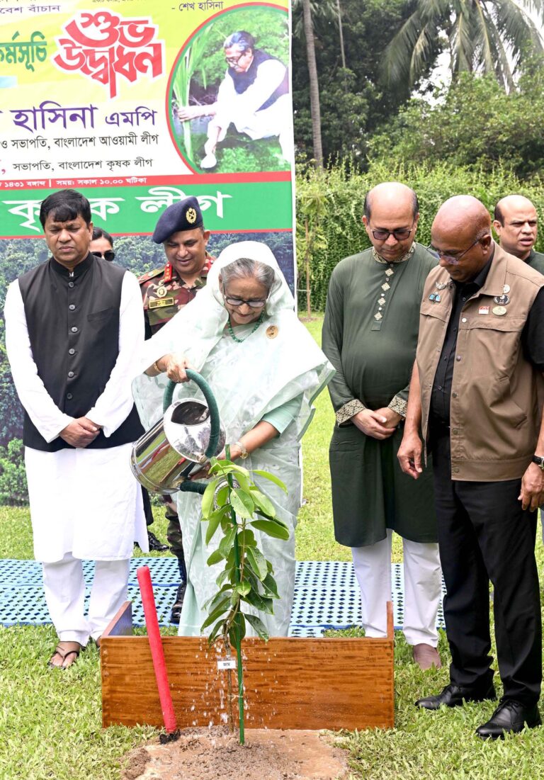 সবুজ বাংলাদেশ গড়ে তুলুন : প্রধানমন্ত্রী