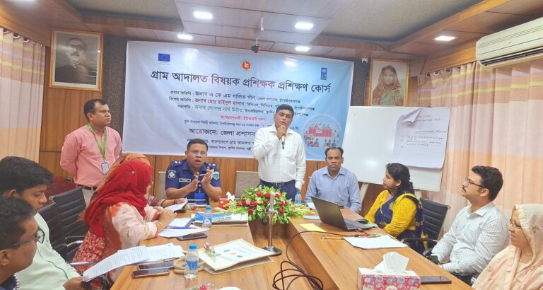 দক্ষতা বৃদ্ধির জন্য প্রশিক্ষণের বিকল্প নেই : জেলা প্রশাসক গালিভ খাঁন