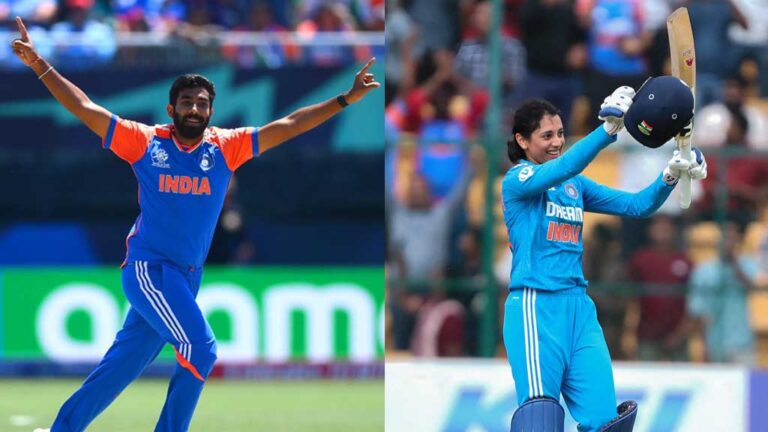 এবারই প্রথম আইসিসির মাস সেরা বুমরাহ ও মান্ধানা