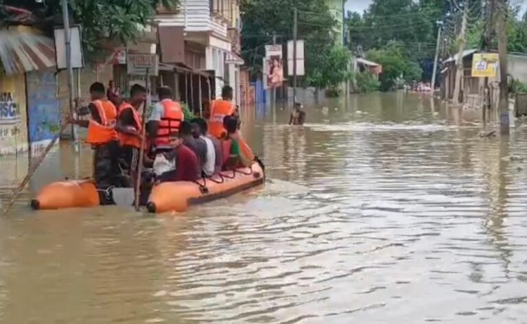 ত্রিপুরায় ভয়াবহ বন্যা