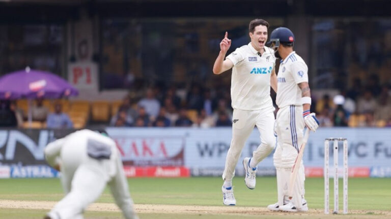 দেশের মাঠে ৪৬ রানেই শেষ ভারত