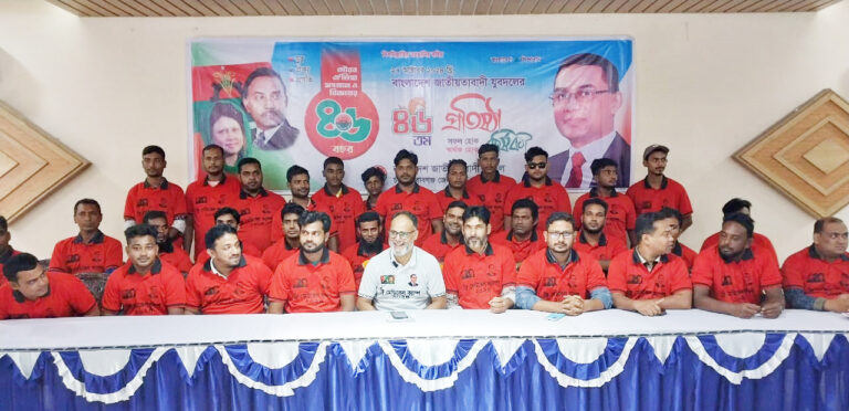চাঁপাইনবাবগঞ্জে যুবদলের প্রতিষ্ঠাবার্ষিকী উপলক্ষে বিনামূল্যে চিকিৎসা