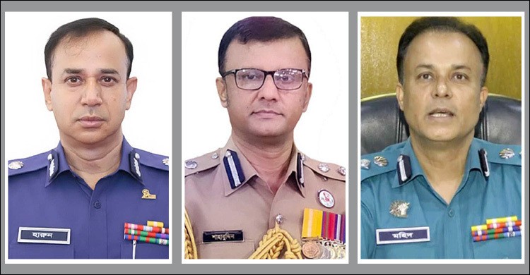 বাধ্যতামূলক অবসর হারুনসহ ৩ অতিরিক্ত আইজিপিকে