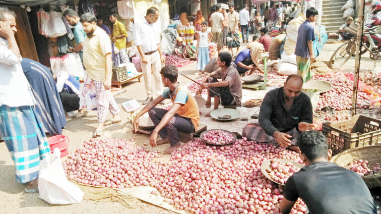সপ্তাহের বাজারদর : কমেনি পেঁয়াজের দাম