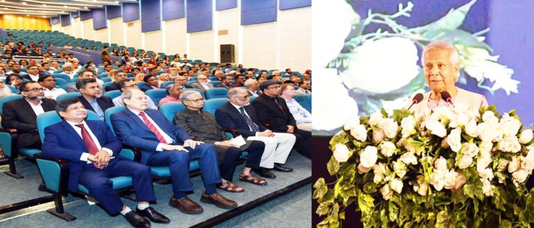 বিপ্লবের মাধ্যমে ছাত্র-শিক্ষক মুক্তবুদ্ধির চর্চা ফিরে পেয়েছে : অধ্যাপক ইউনূস