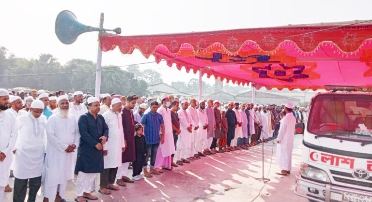 এরফান আলীর দাফন সম্পন্ন
