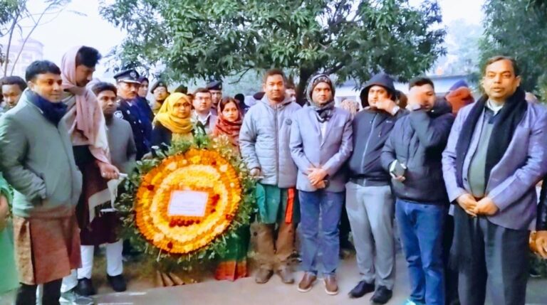 নাচোলে যথাযোগ্য মর্যাদায় মহান বিজয় দিবস উদযাপন