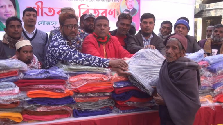 শিবগঞ্জে খালেদা জিয়ার রোগমুক্তি ও সুস্থতা কামনায় দোয়া ও শীতবস্ত্র বিতরণ