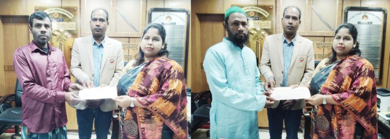 জেলা স্কাউটসের শিক্ষা ও মানবতা তহবিলের অনুদান প্রদান