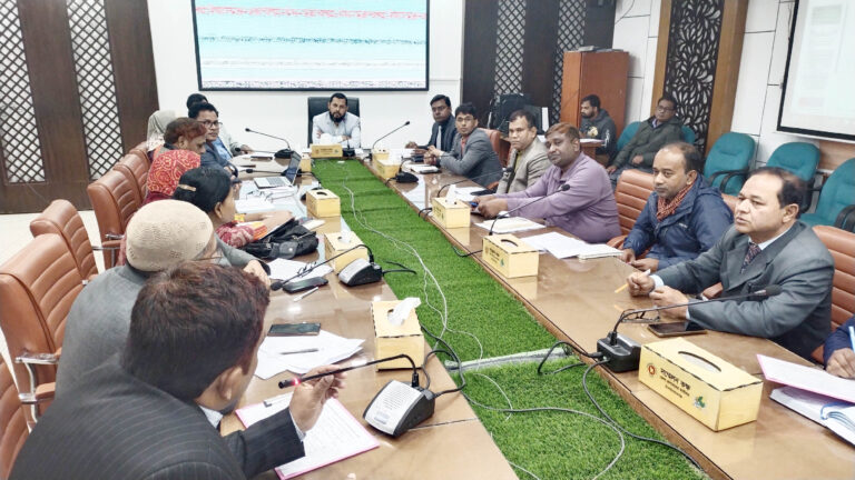 এনজিও ও ক্ষুদ্রঋণ কার্যক্রম বিষয়ে সমন্বয় সভা
