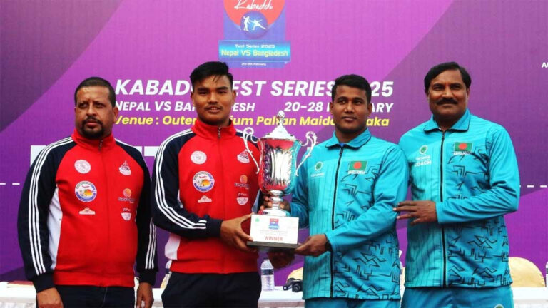 নেপালকে উড়িয়ে সিরিজে এগিয়ে গেল বাংলাদেশে