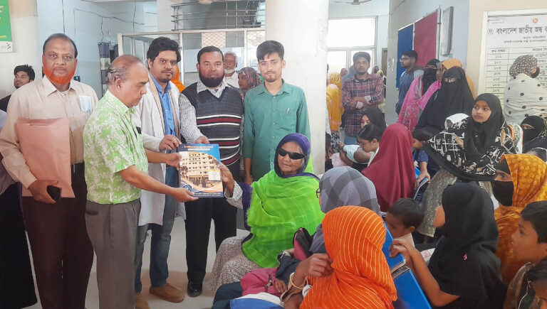 চাঁপাইনবাবগঞ্জ চক্ষু হাসপাতালে রোগীদের জন্য রেকর্ড ক্লিপ ফাইল চালু