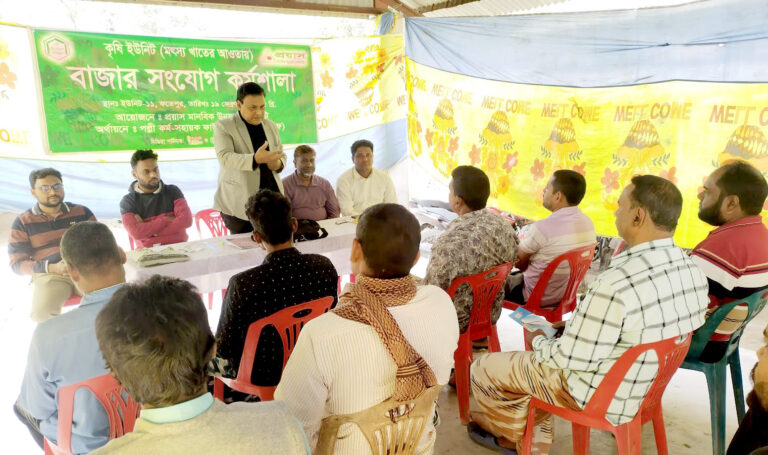 নাচোলে বাজার সংযোগ কর্মশালা