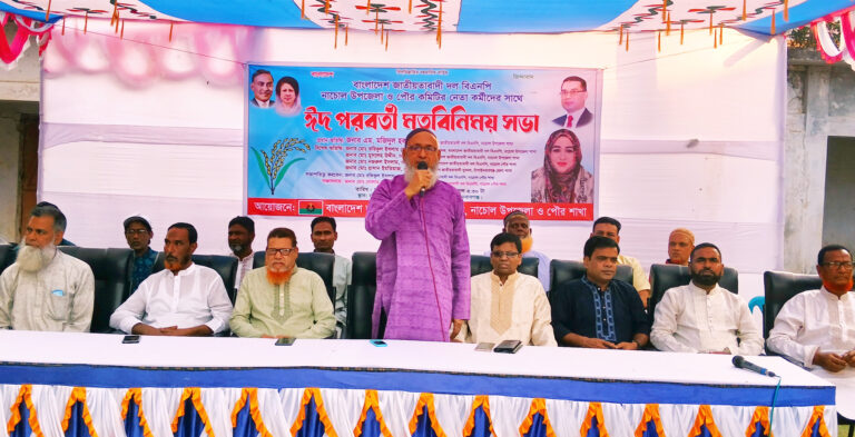 নাচোলে বিএনপির ঈদ পরবর্তী মতবিনিময় সভা
