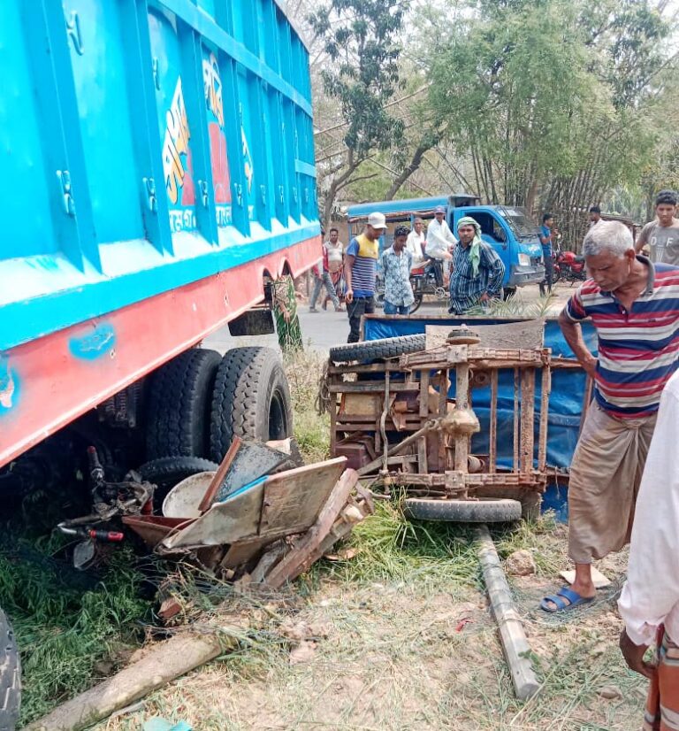 সড়ক দুর্ঘটনায় গোমস্তাপুরে শিশু নিহত নাচোলে আহত ১