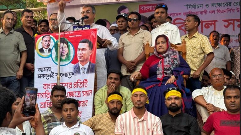 অন্তর্বর্তী সরকার ইতোমধ্যেই তার নিরপেক্ষতা হারিয়েছে : বিএনপির সমাবেশে সাবেক এমপি হারুন