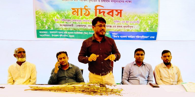 নাচোলে কৃষক মাঠ দিবস