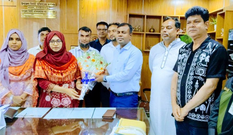 নাচোল উপজেলা নির্বাহী অফিসার : একজনের বিদায় আরেকজনের যোগদান