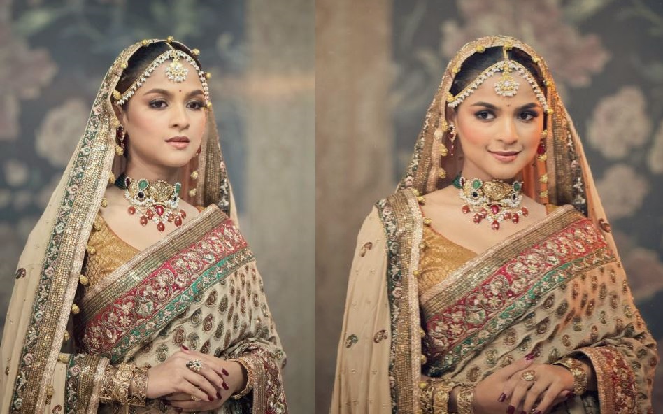 হঠাৎ বিয়ের সাজে সাদিয়া আয়মান