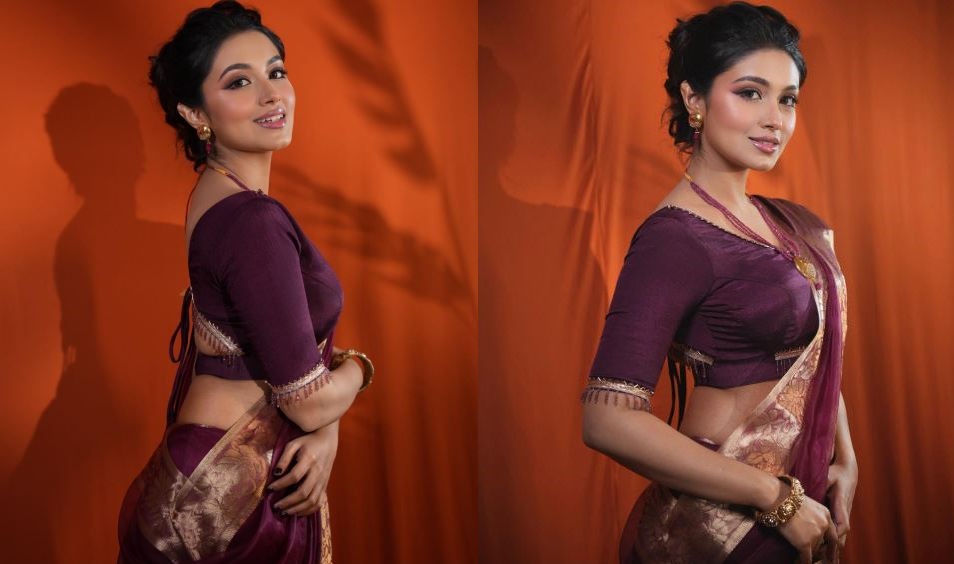 ভিন্ন লুকে সাড়া ফেললেন ফারিণ